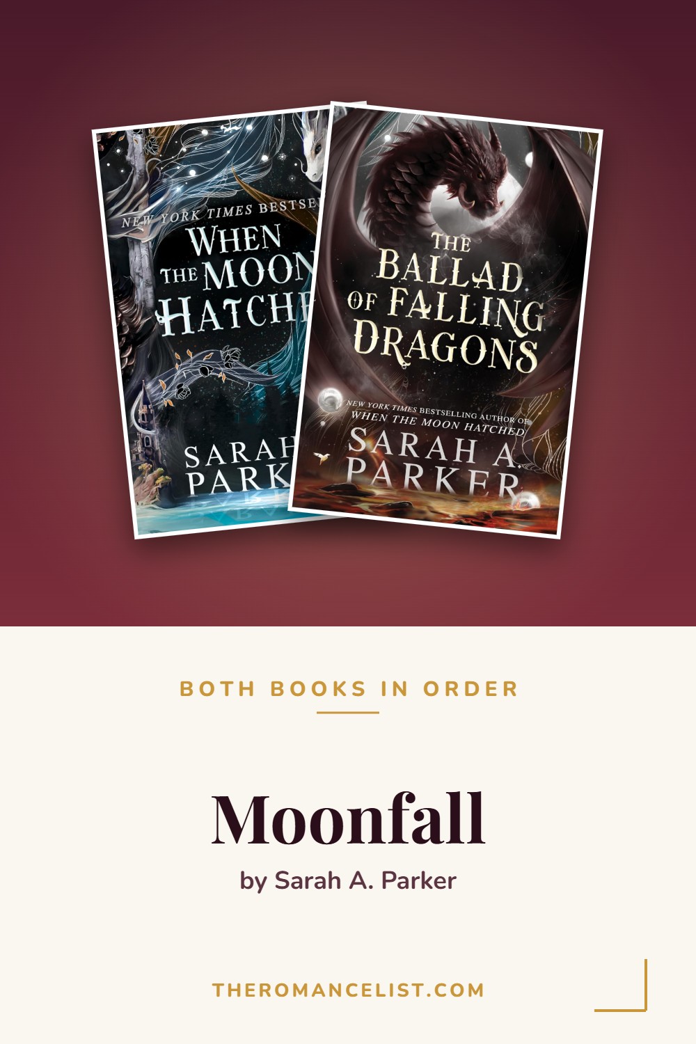 Moonfall by Sarah A. Parker — books in order