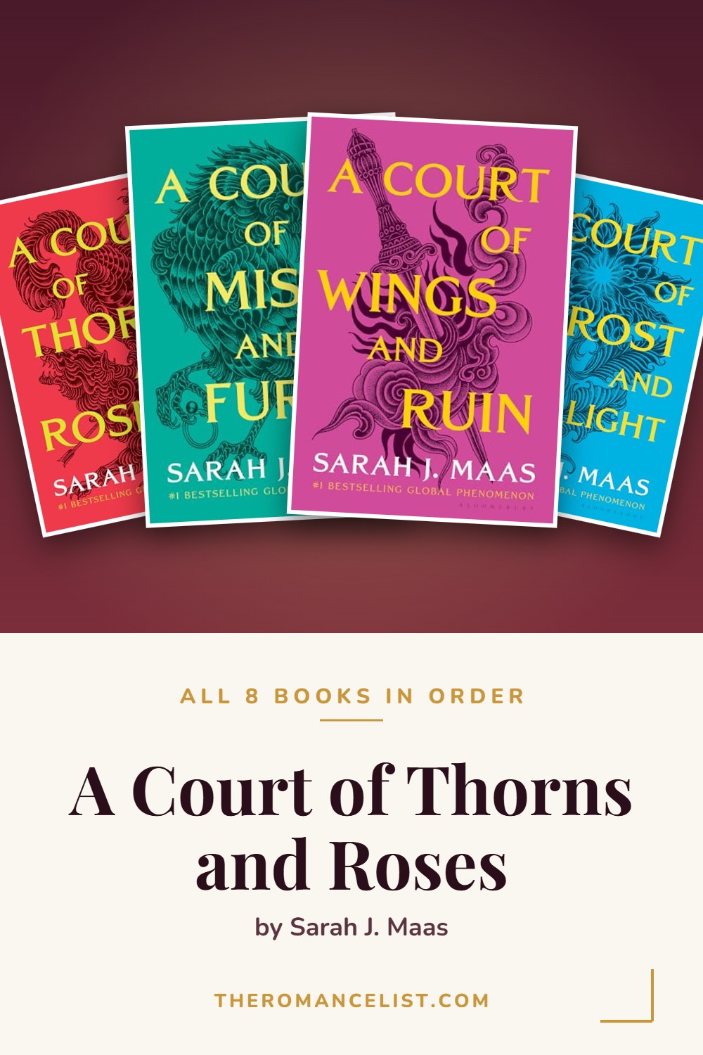 A Court of Thorns and Roses by Sarah J. Maas — books in order