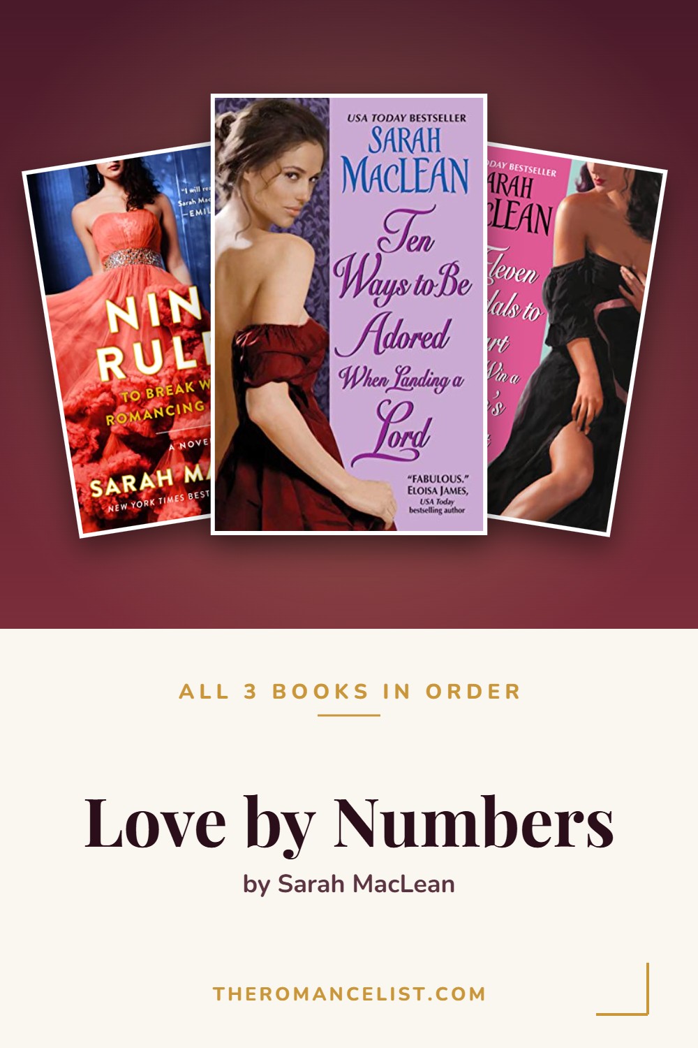 Love by Numbers by Sarah MacLean — books in order