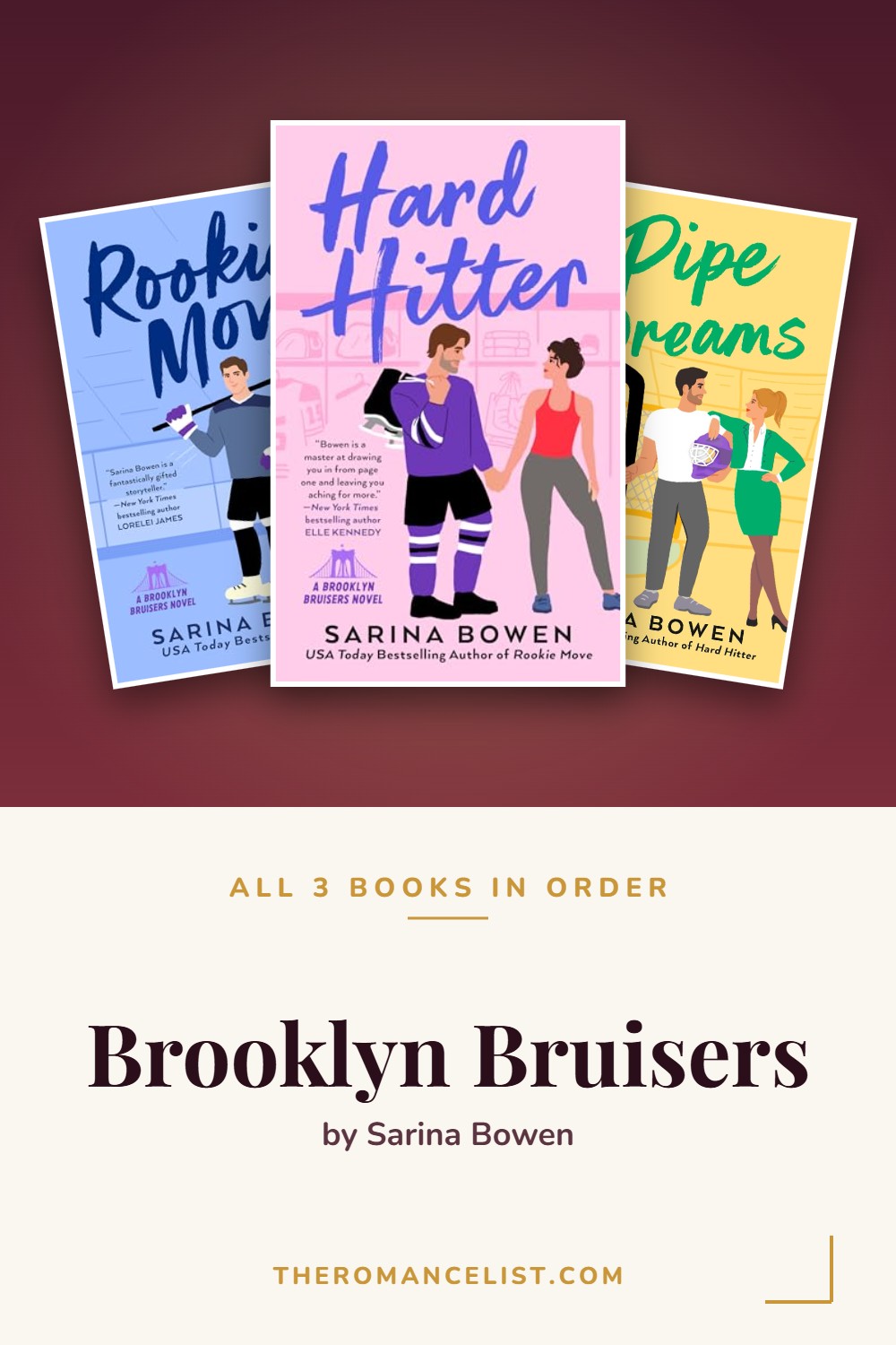 Brooklyn Bruisers by Sarina Bowen — books in order