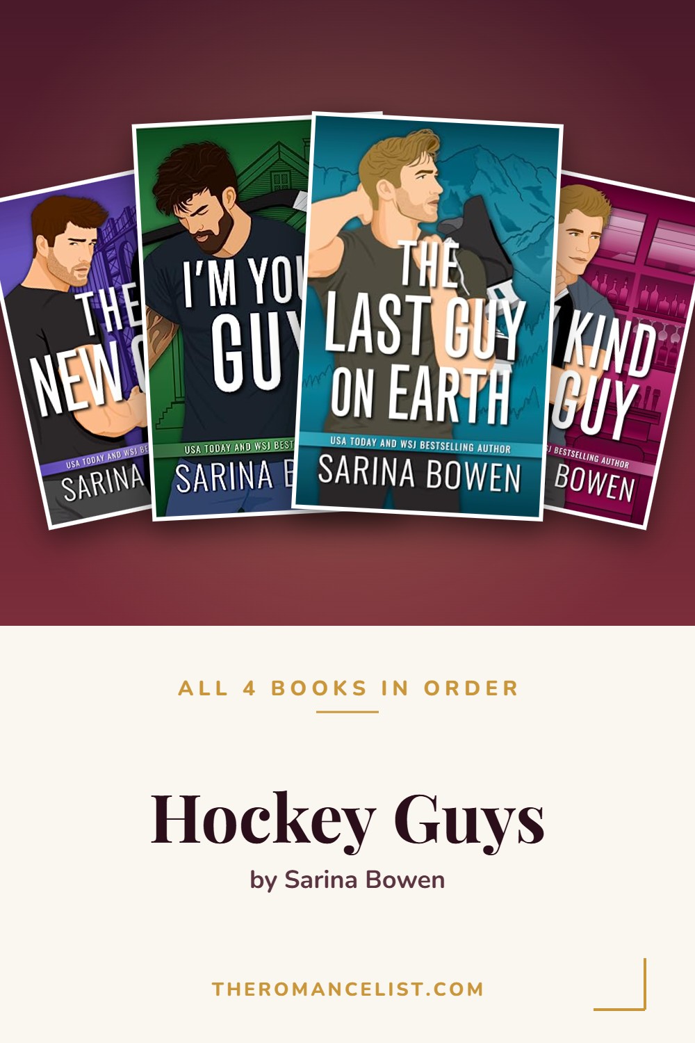 Hockey Guys by Sarina Bowen — books in order