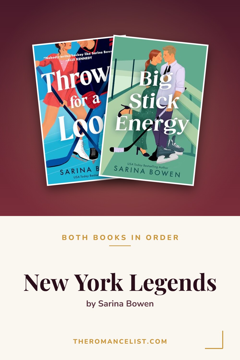 New York Legends by Sarina Bowen — books in order