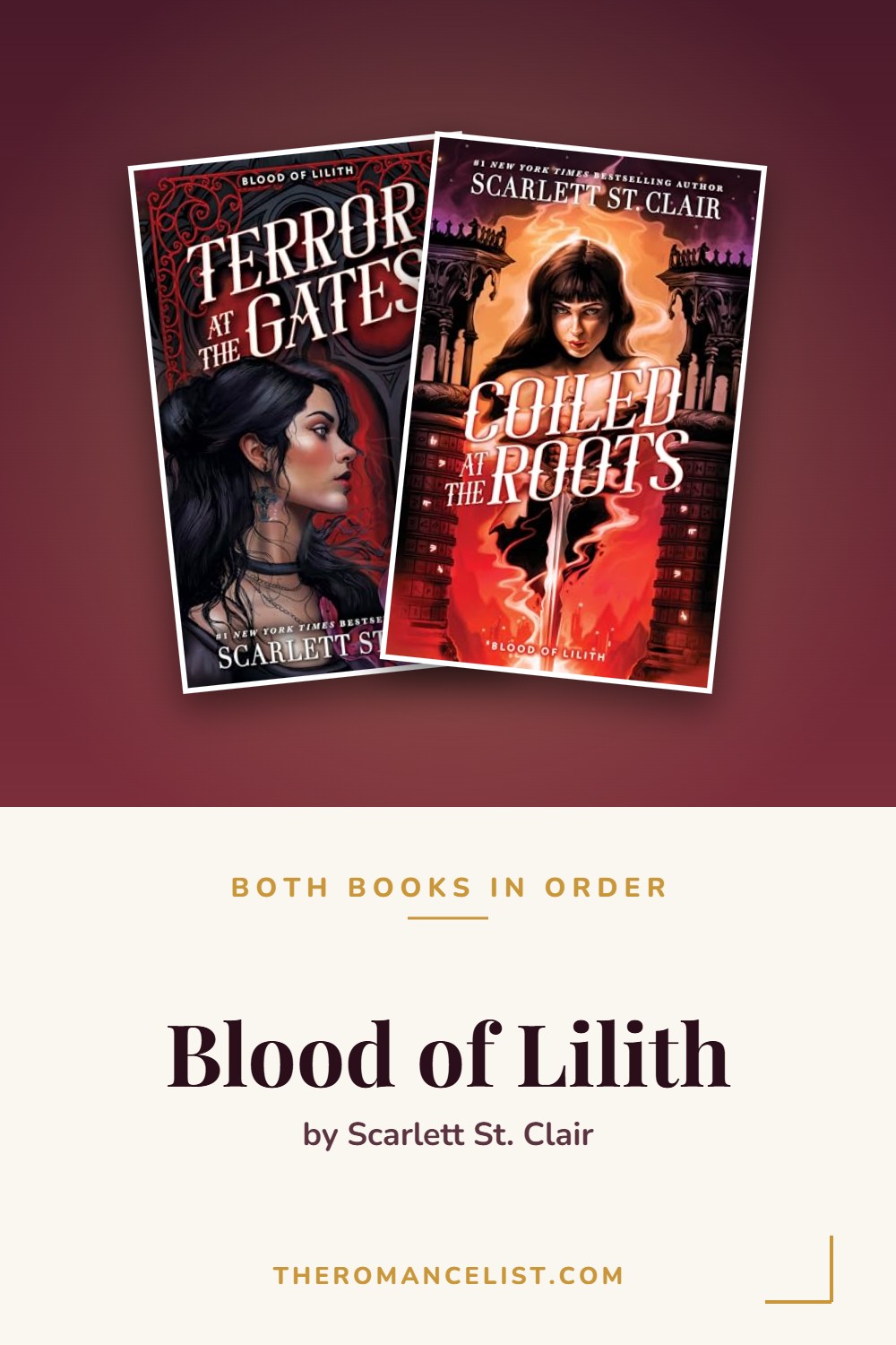 Blood of Lilith by Scarlett St. Clair — books in order