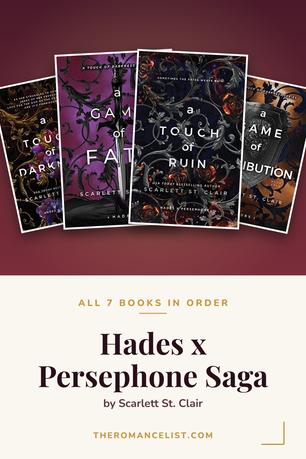 Hades x Persephone Saga by Scarlett St. Clair — books in order