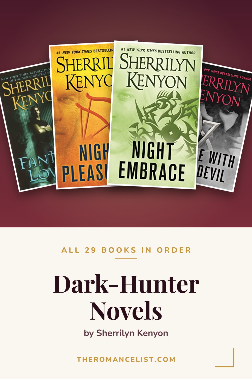Dark-Hunter Novels by Sherrilyn Kenyon — books in order