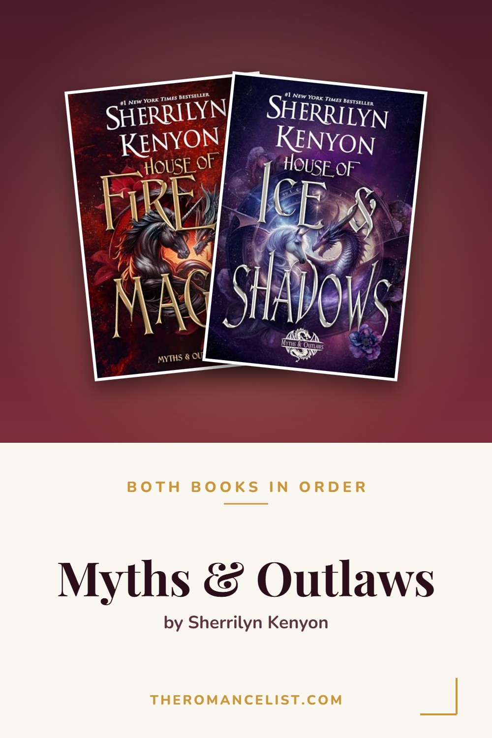 Myths & Outlaws by Sherrilyn Kenyon — books in order