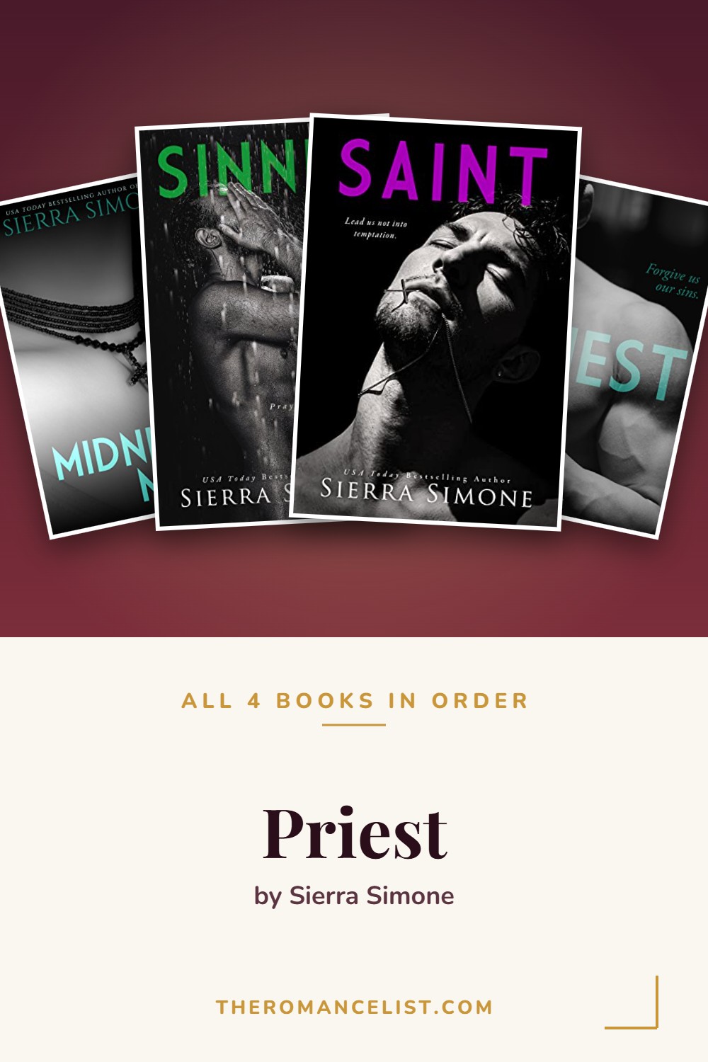Priest by Sierra Simone — books in order