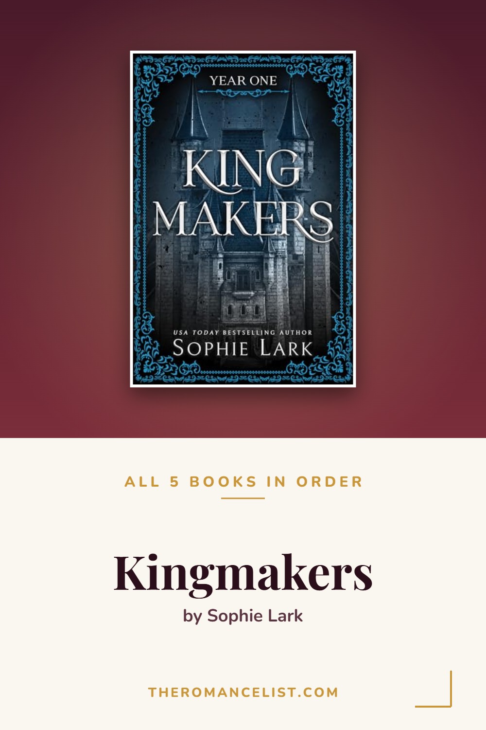 Kingmakers by Sophie Lark — books in order