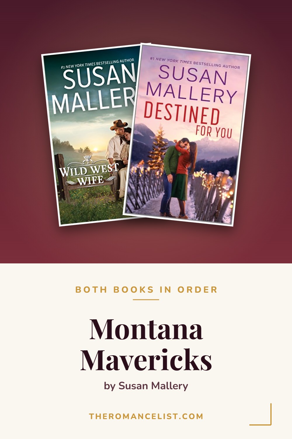Montana Mavericks by Susan Mallery — books in order