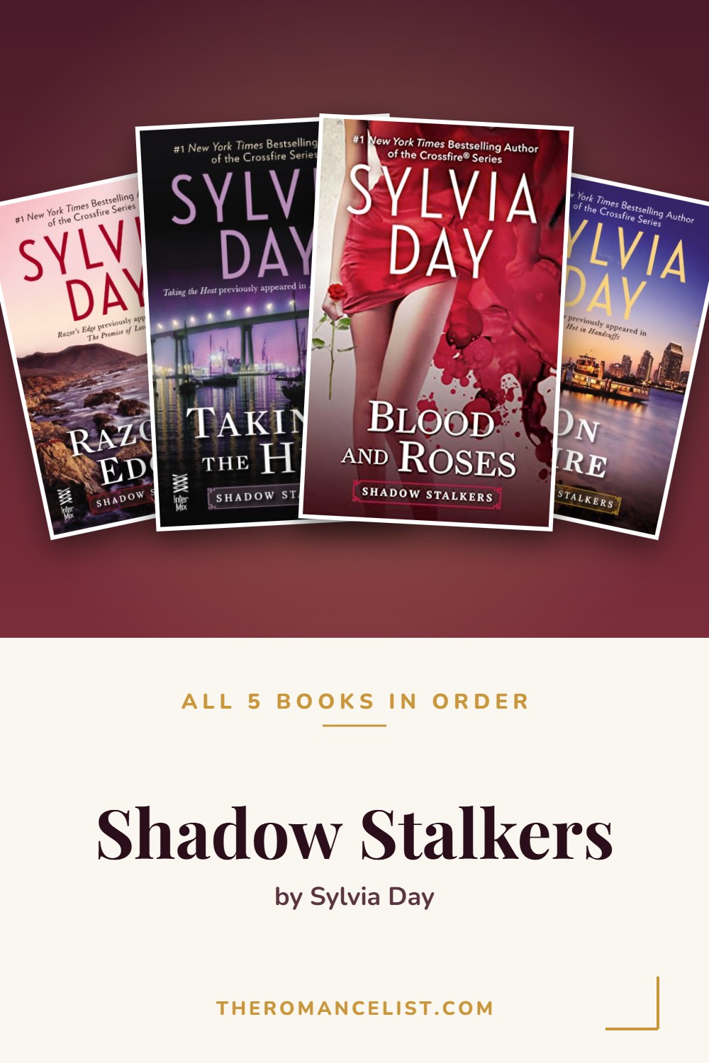 Shadow Stalkers by Sylvia Day — books in order