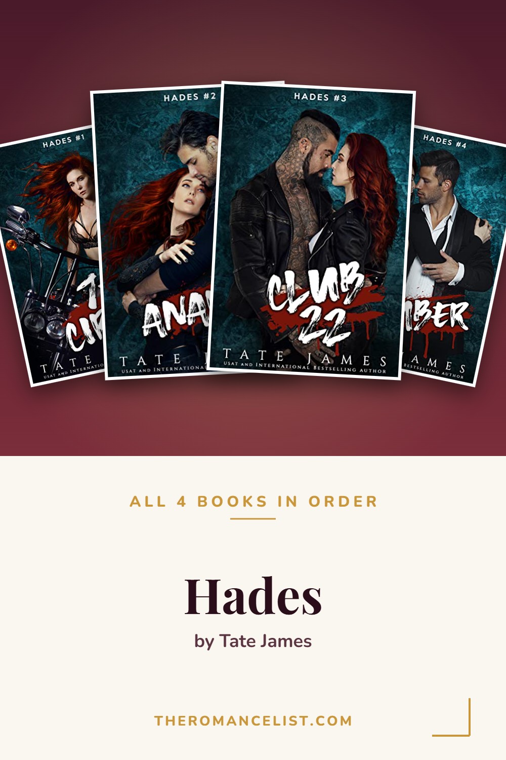 Hades by Tate James — books in order