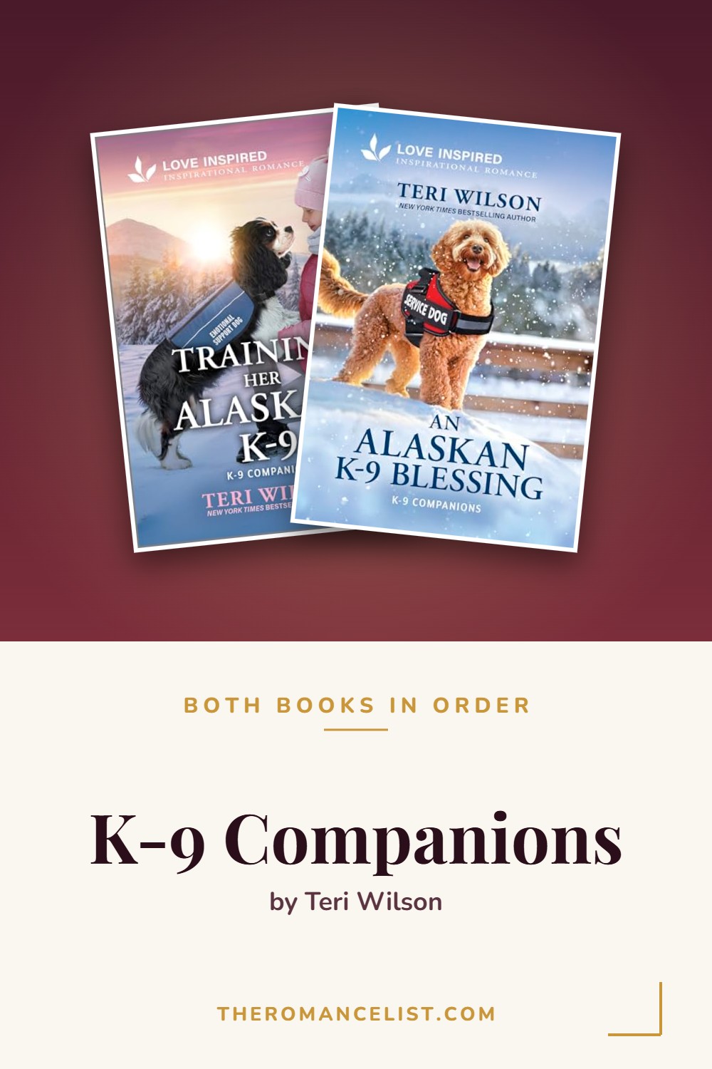 K-9 Companions by Teri Wilson — books in order