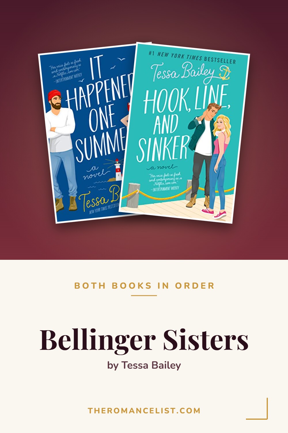 Bellinger Sisters by Tessa Bailey — books in order