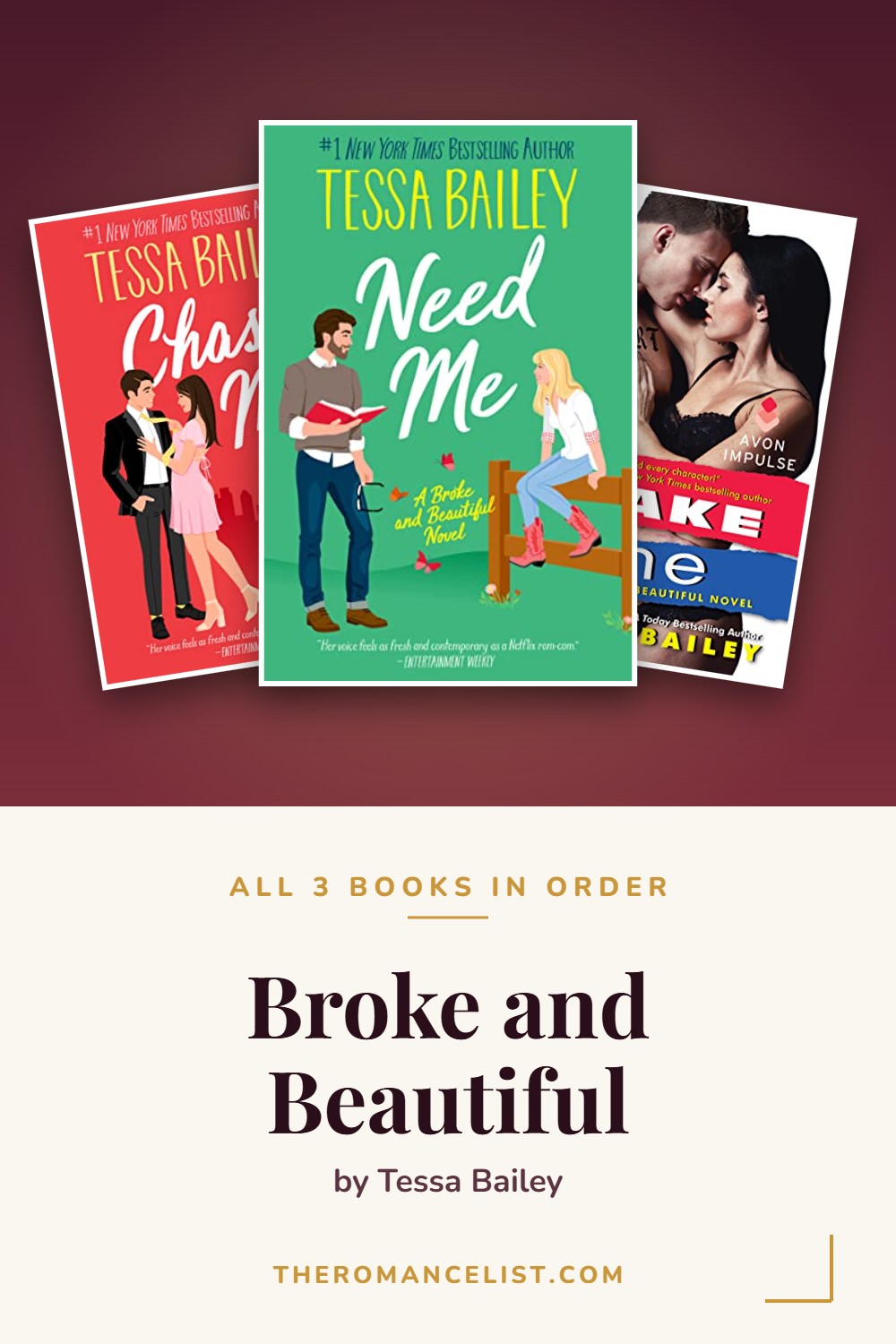Broke and Beautiful by Tessa Bailey — books in order
