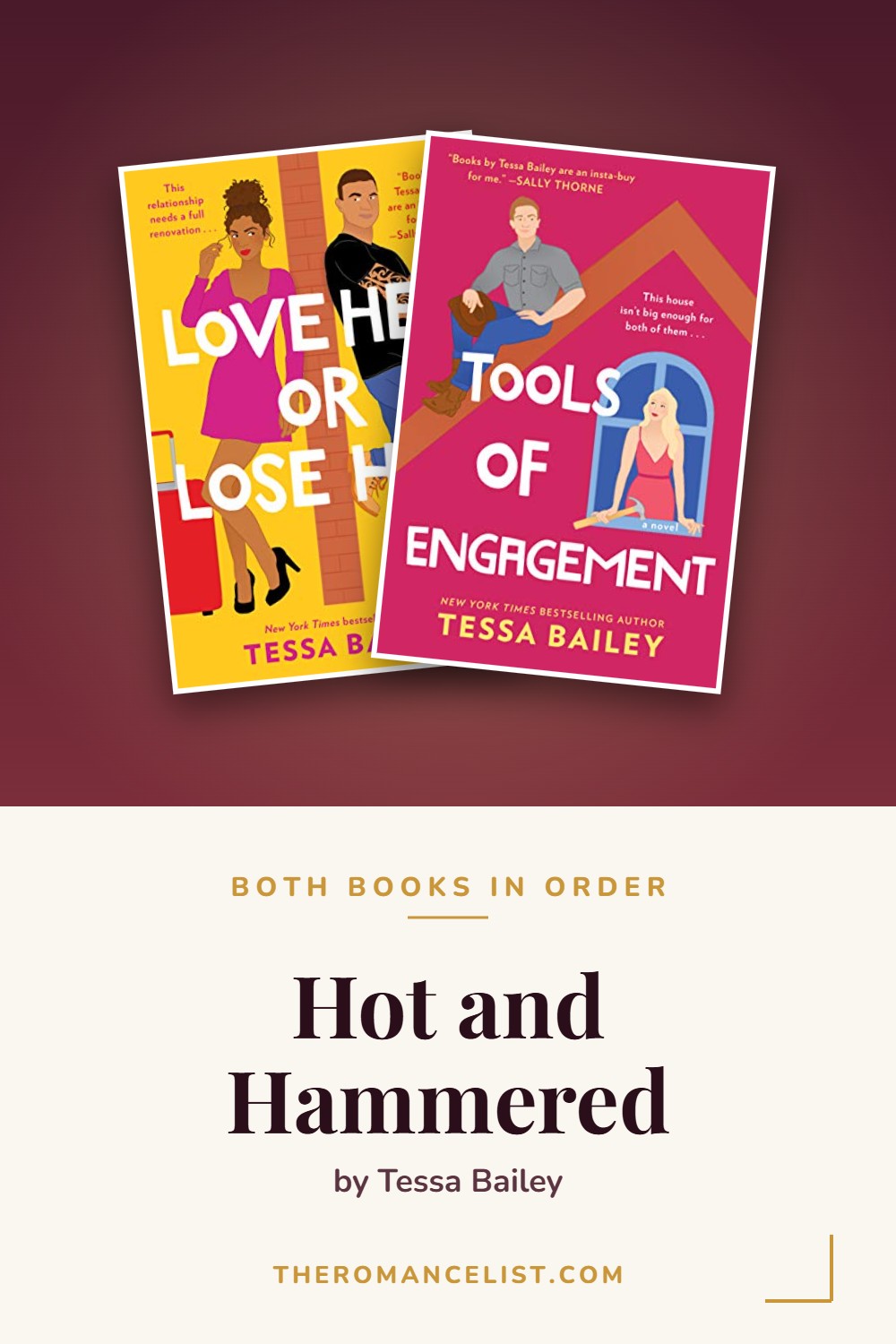 Hot and Hammered by Tessa Bailey — books in order