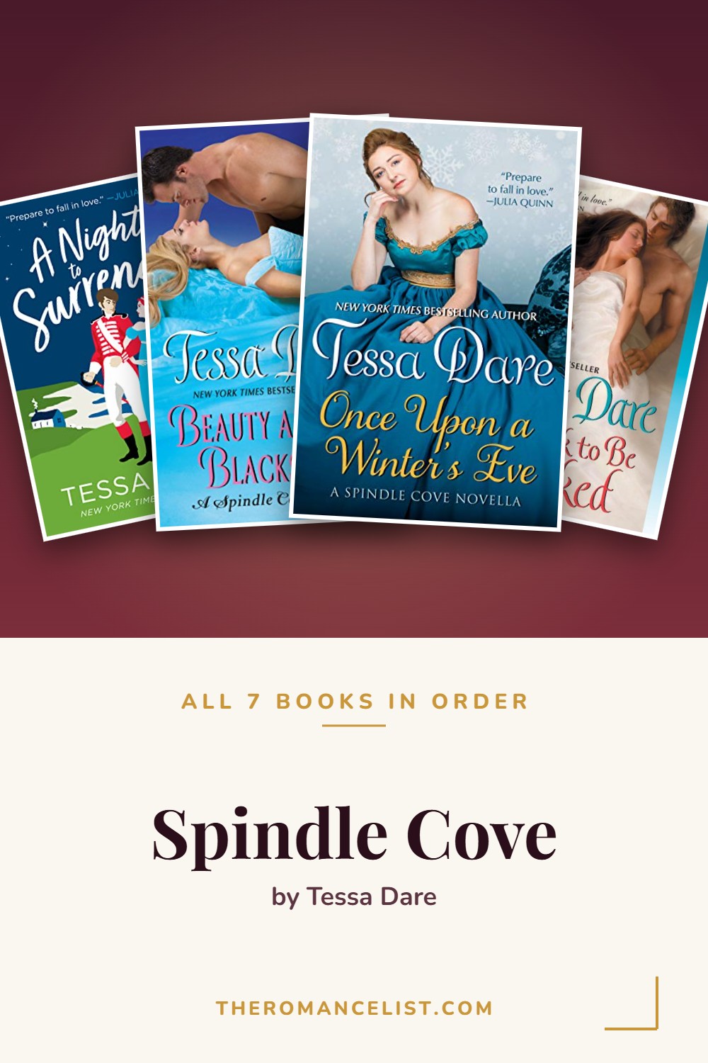 Spindle Cove by Tessa Dare — books in order