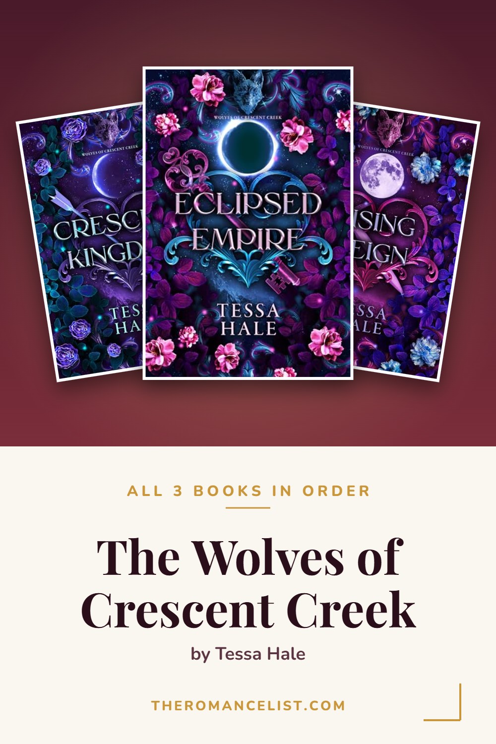 The Wolves of Crescent Creek by Tessa Hale — books in order
