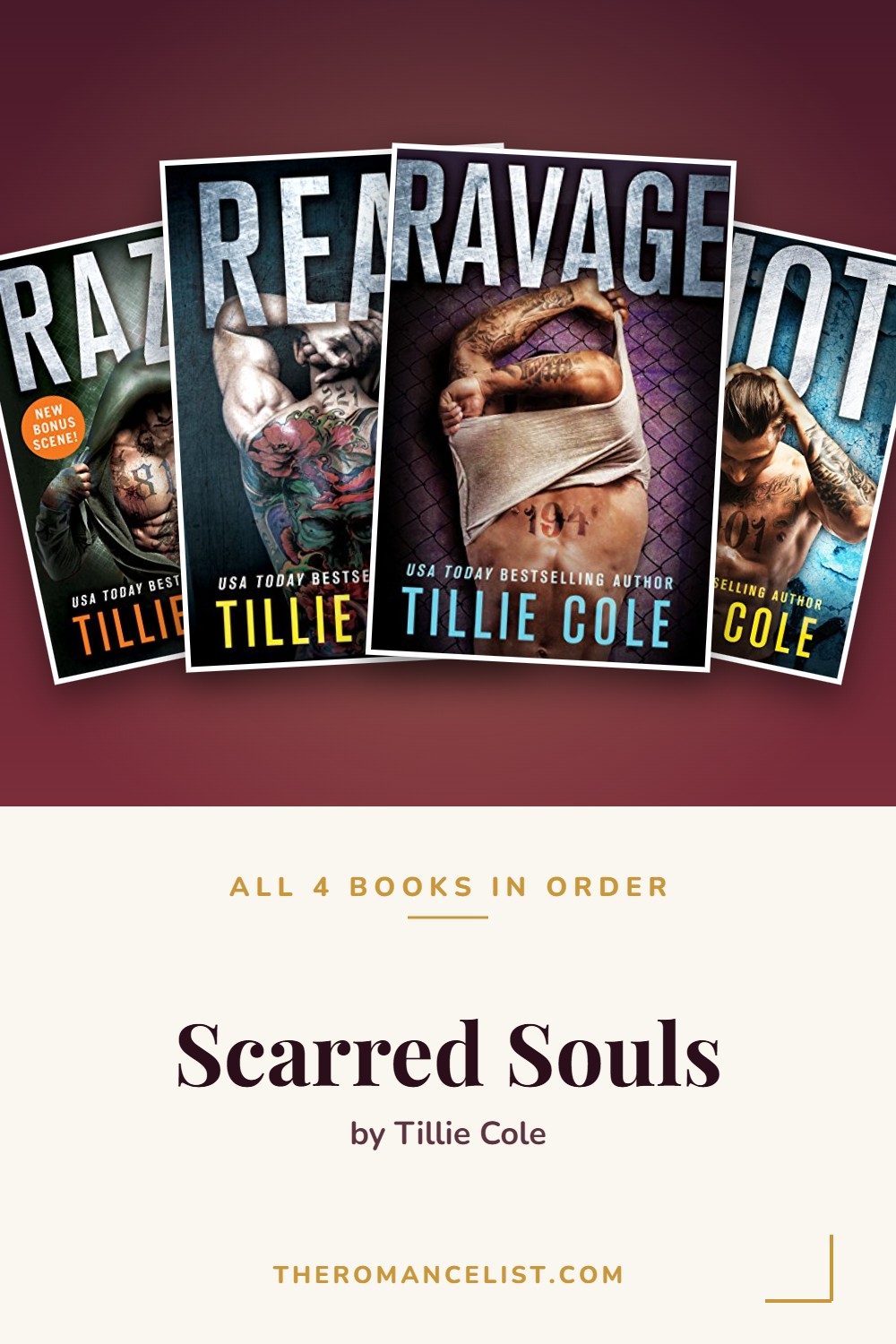 Scarred Souls by Tillie Cole — books in order