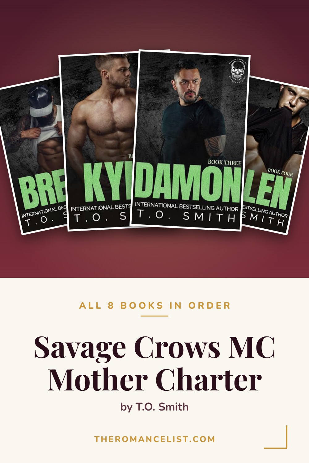 Savage Crows MC Mother Charter by T.O. Smith — books in order
