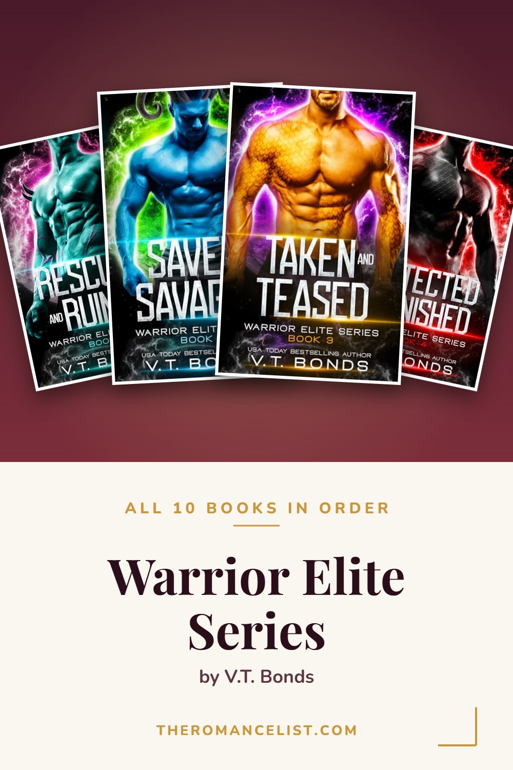 Warrior Elite Series by V.T. Bonds — books in order